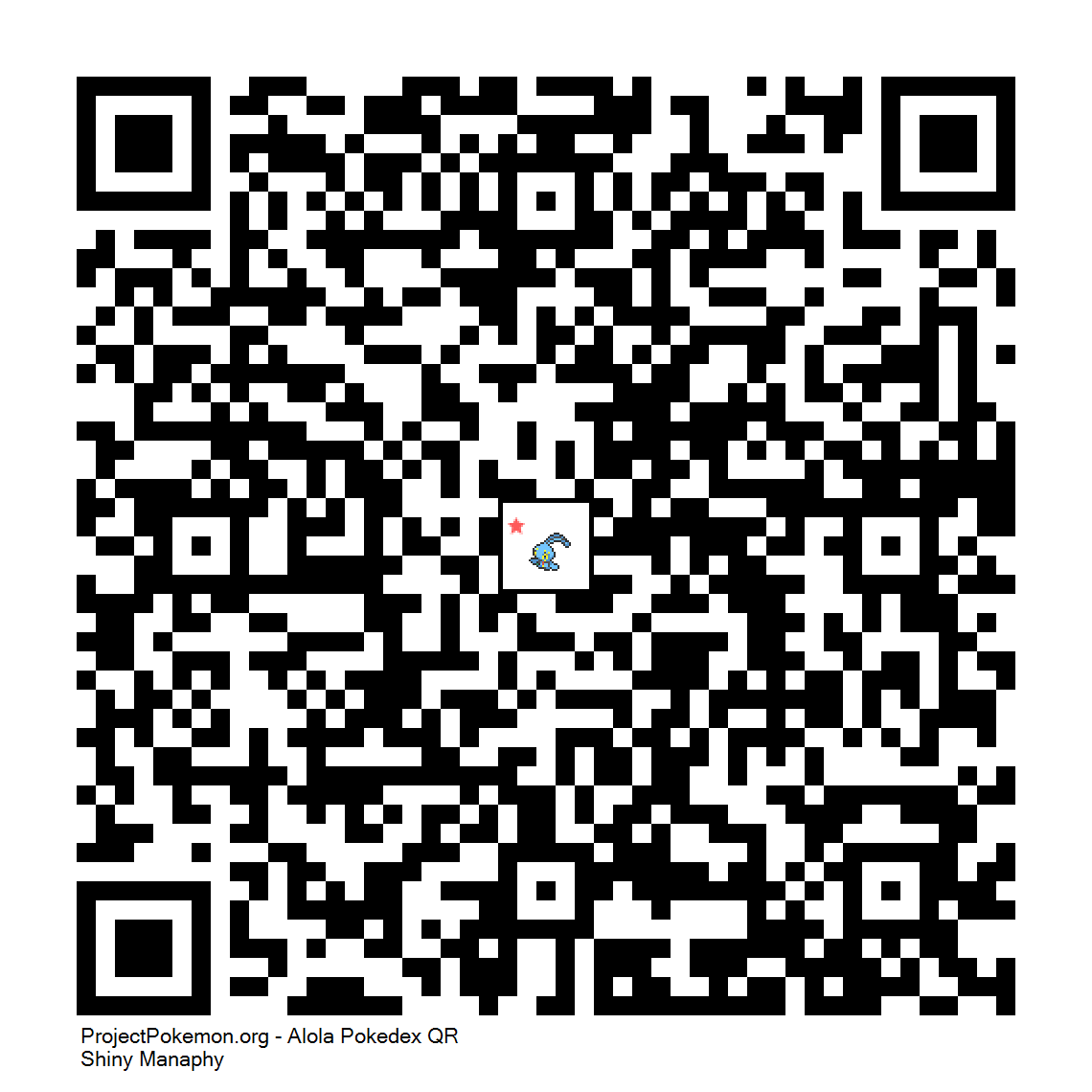 Cdigo QR de Manaphy variocolor